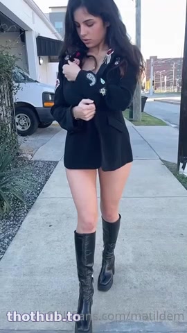 Matildem!!! Hot striping in public new vid-update
