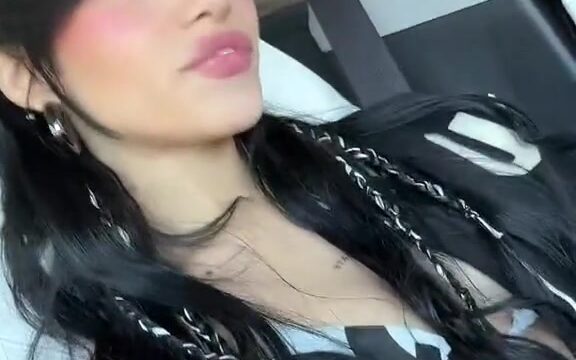 Nessa Barrett sexy in car…