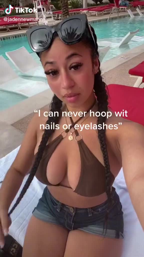 Jaden newman sexy babe in the pool…