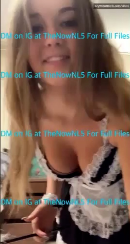 Breckie hill slutty maid cosplay!!! New Video Sextape Onlyfans Leak