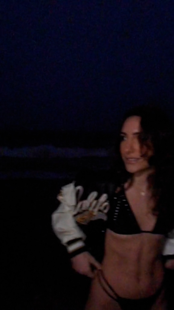 Nadia Amine – Sexy on beach